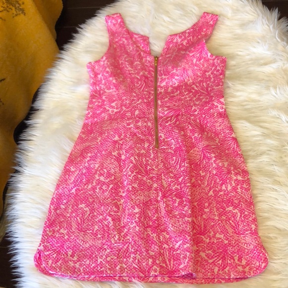 Lilly Pulitzer See Ya Later Pink Shift Dress - Picture 4 of 11